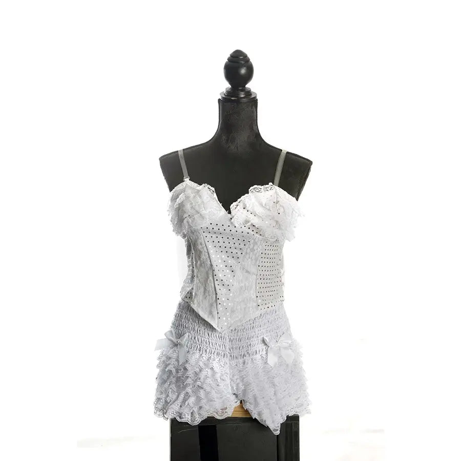 Corset Blanco Mujer
