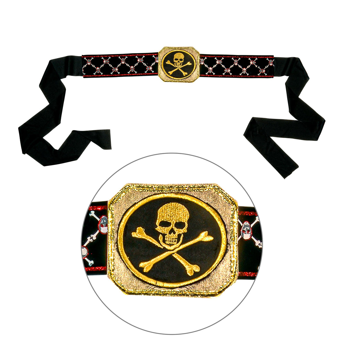 Cinturon Pirata Con Hebilla