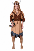 Vikingess Freya Costume – Adult Women's Nordic Warrior
