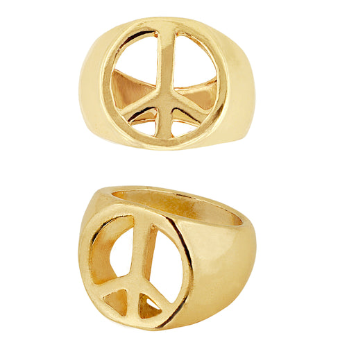 Anillo Paz Dorado