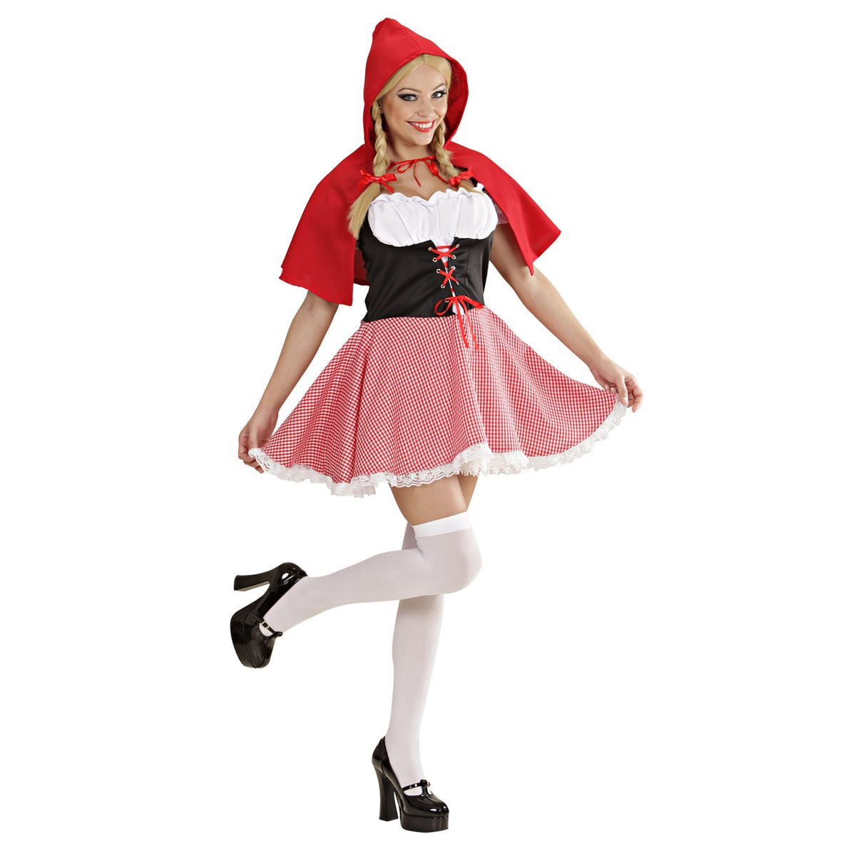 Disfraz Caperucita Roja Mujer – Traje De Cuento Adulto