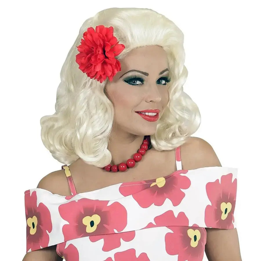 Blonde Pin-Up Wig – Retro Glamour Waves