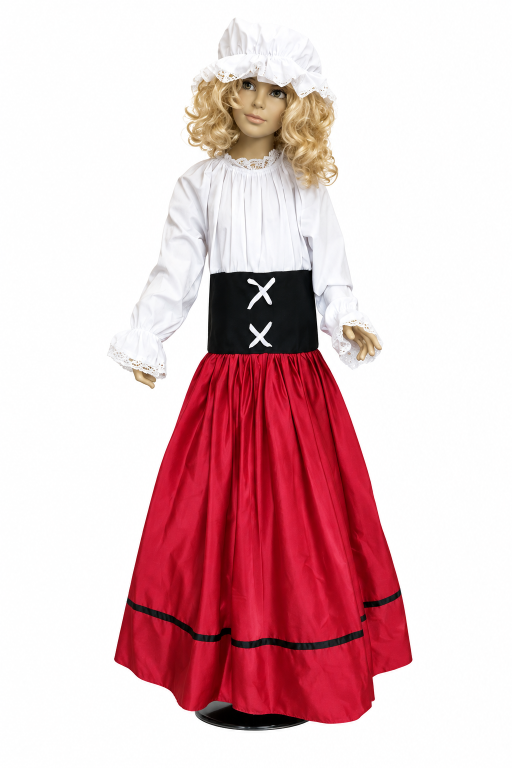 Dulcinea Red Skirt Costume — Handmade Medieval Dress