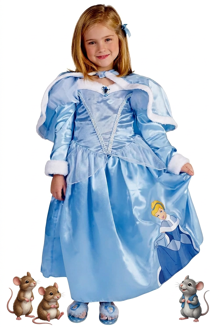 Cinderella Kids' Costume – Official Disney Dress