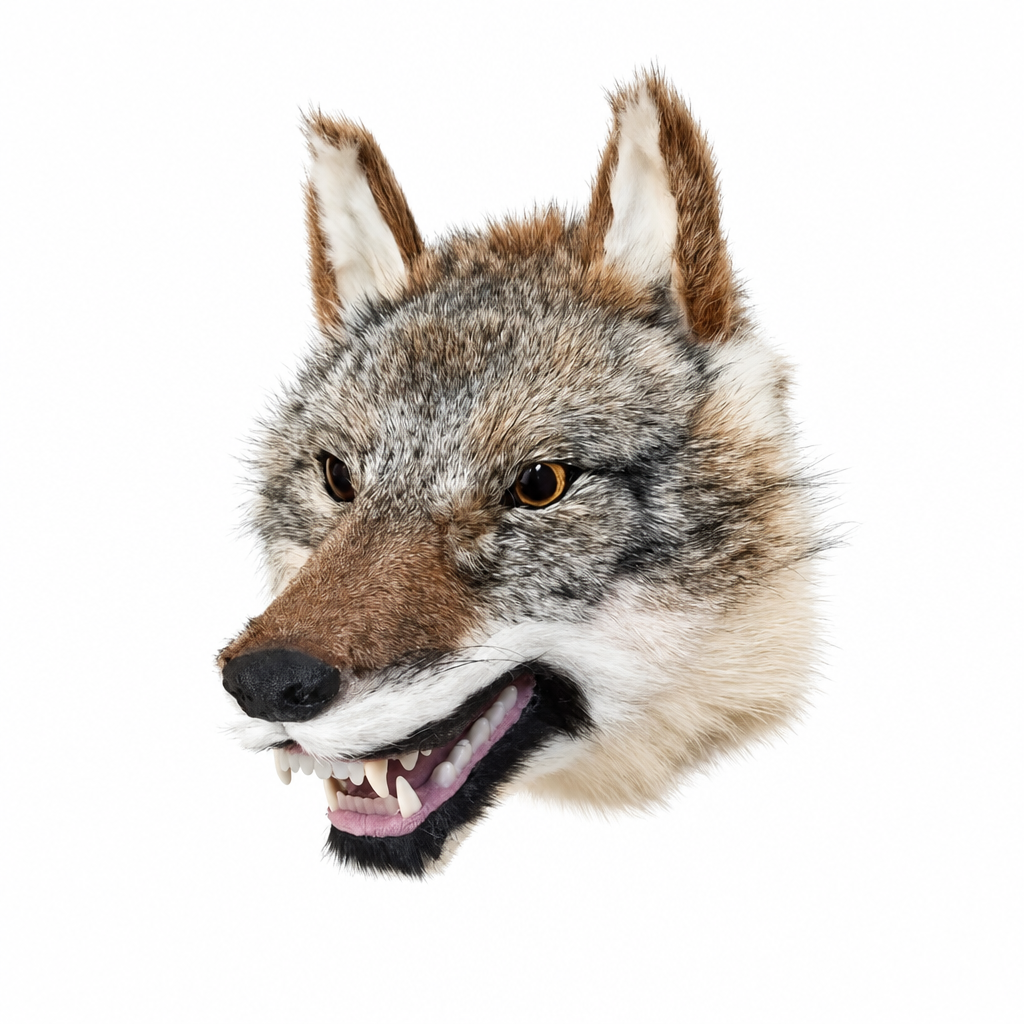Máscara de Lobo de Látex