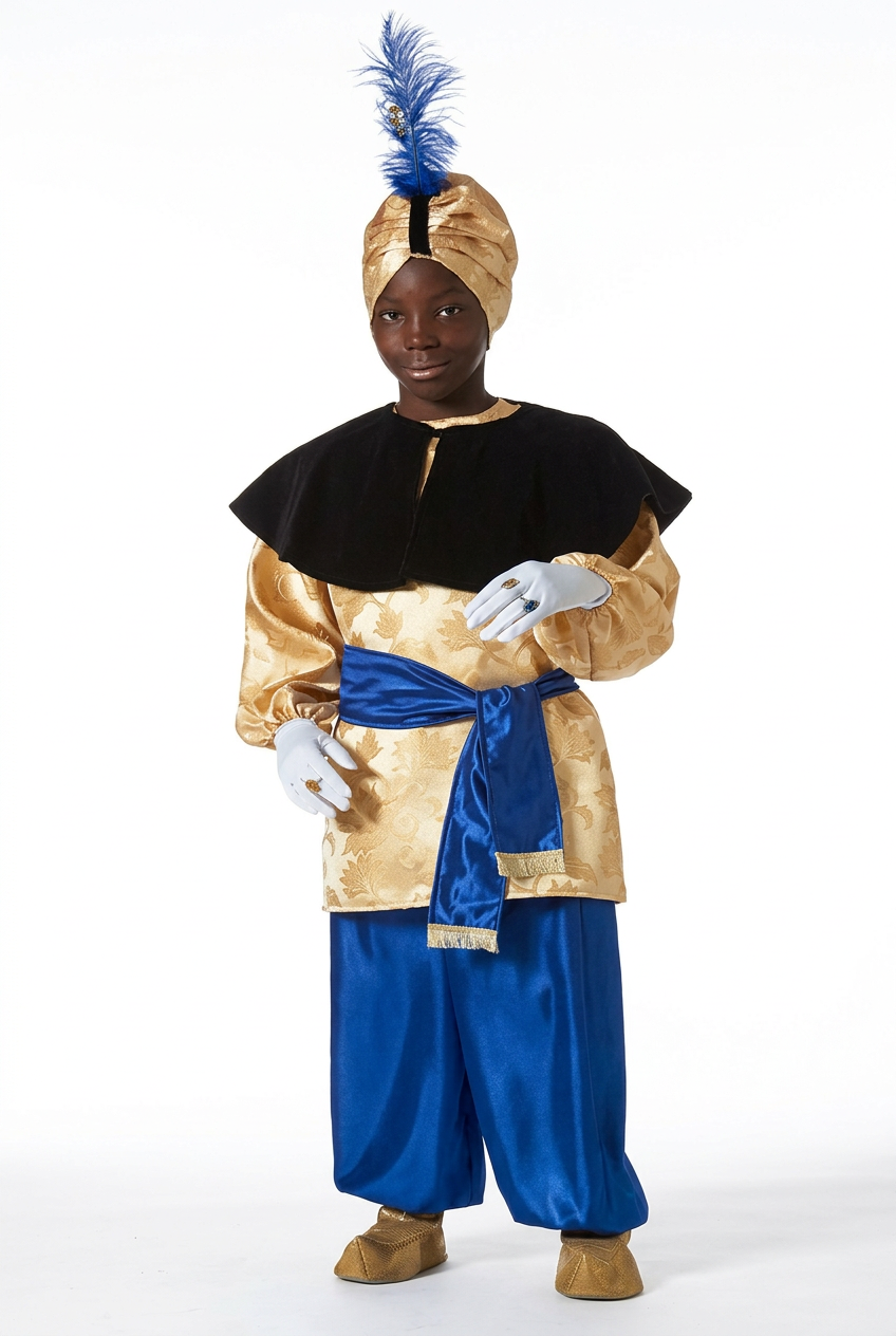 Disfraz Rey Baltasar Infantil — Traje de Reyes Magos
