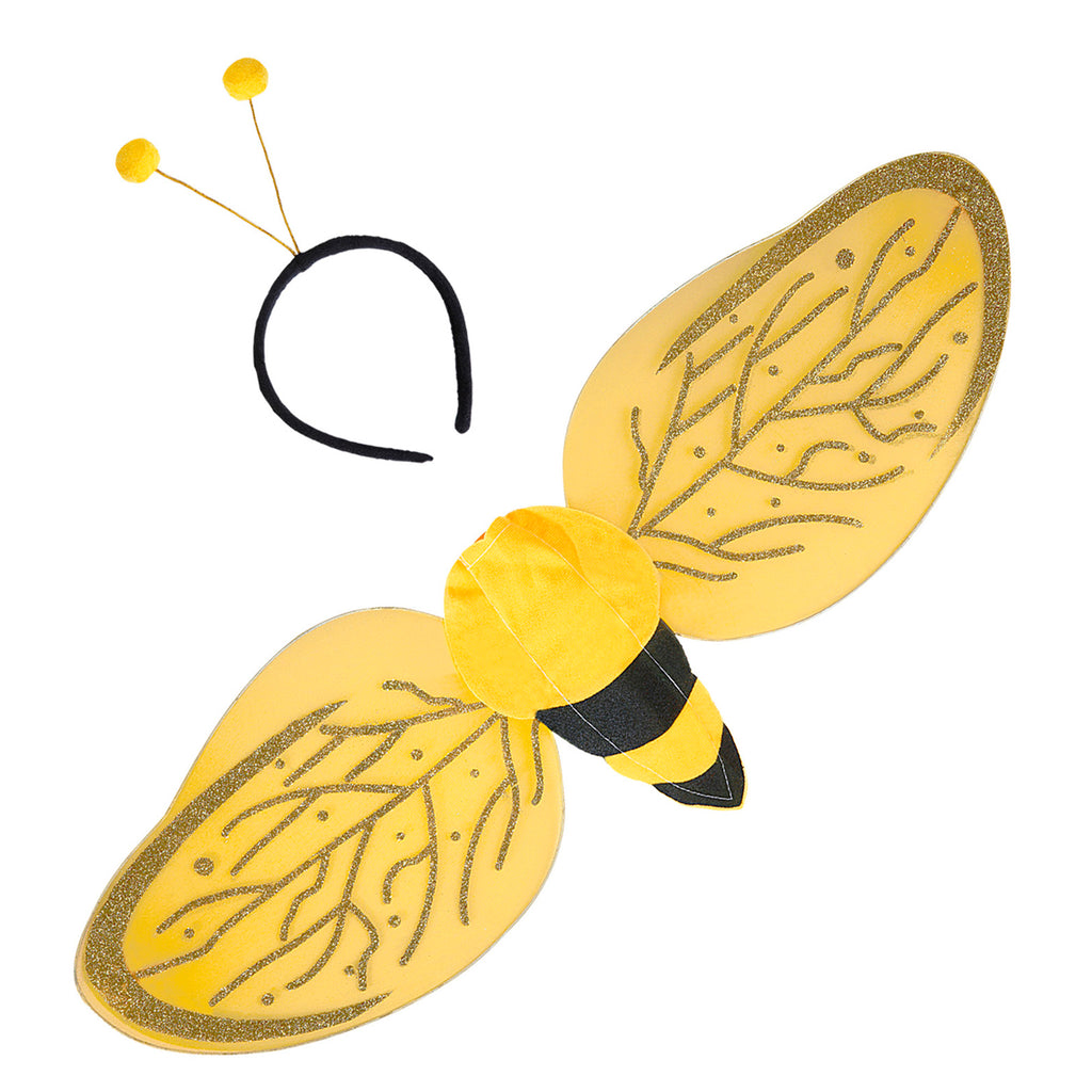 Set de Abeja con Alas y Antena