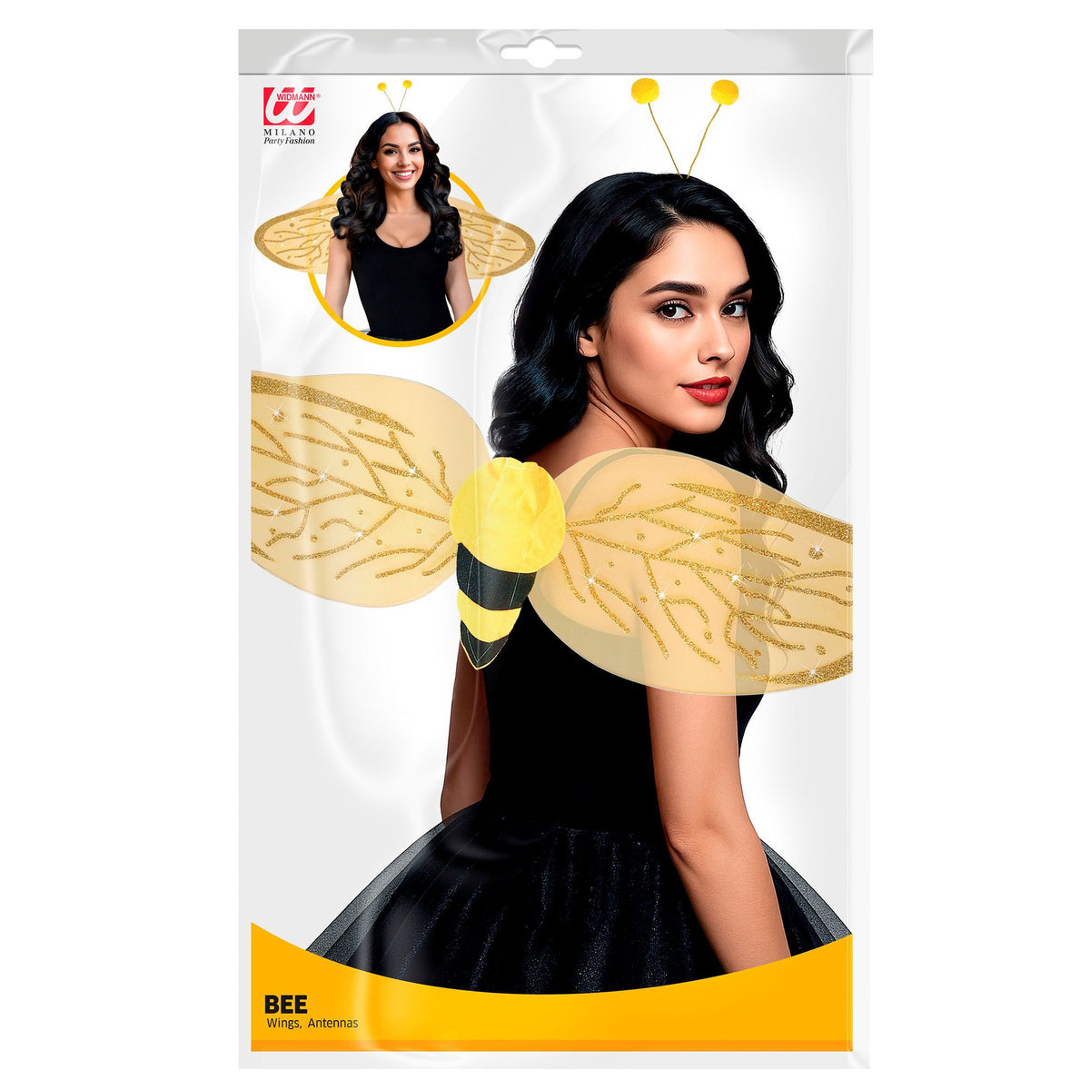 Set de Abeja con Alas y Antena