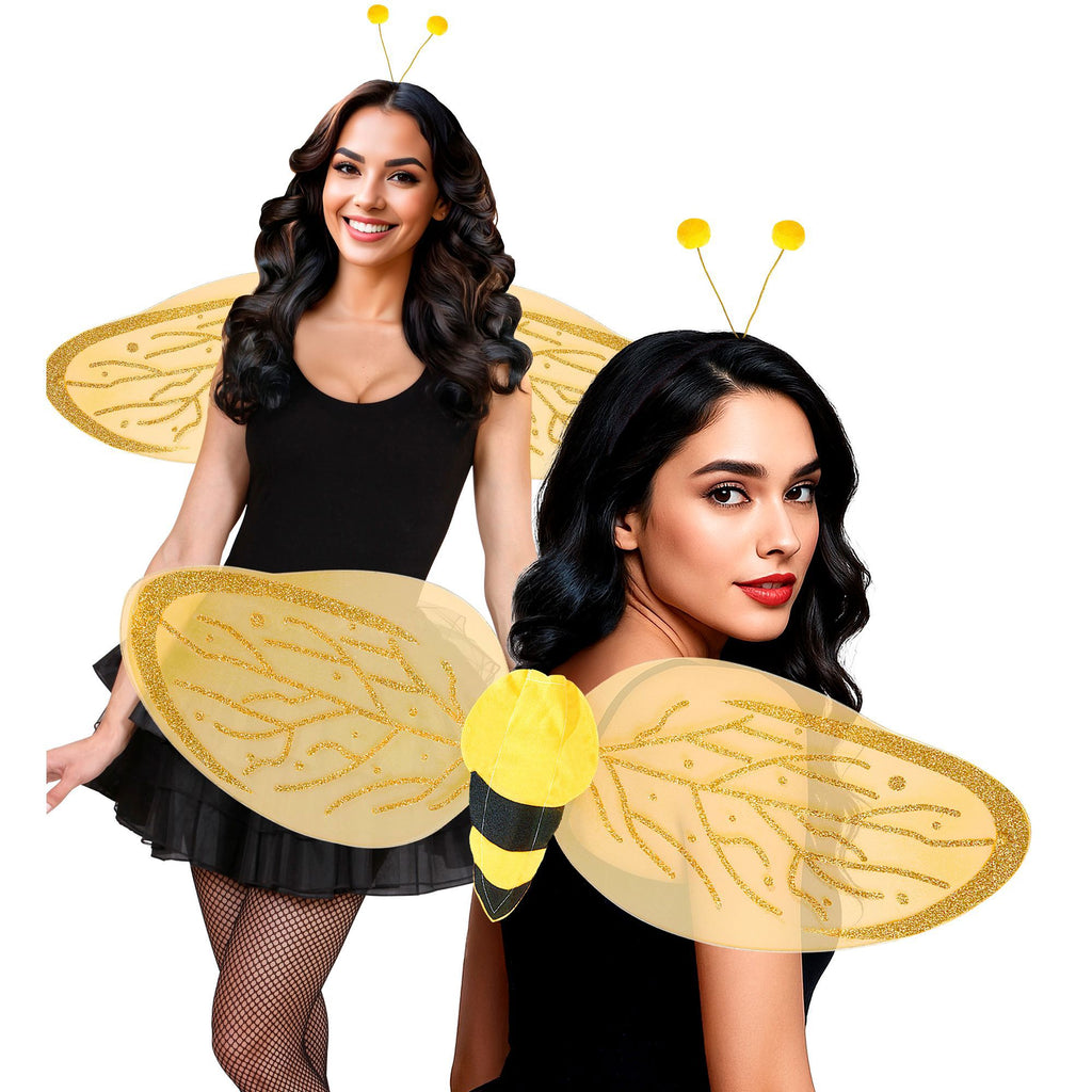 Set de Abeja con Alas y Antena