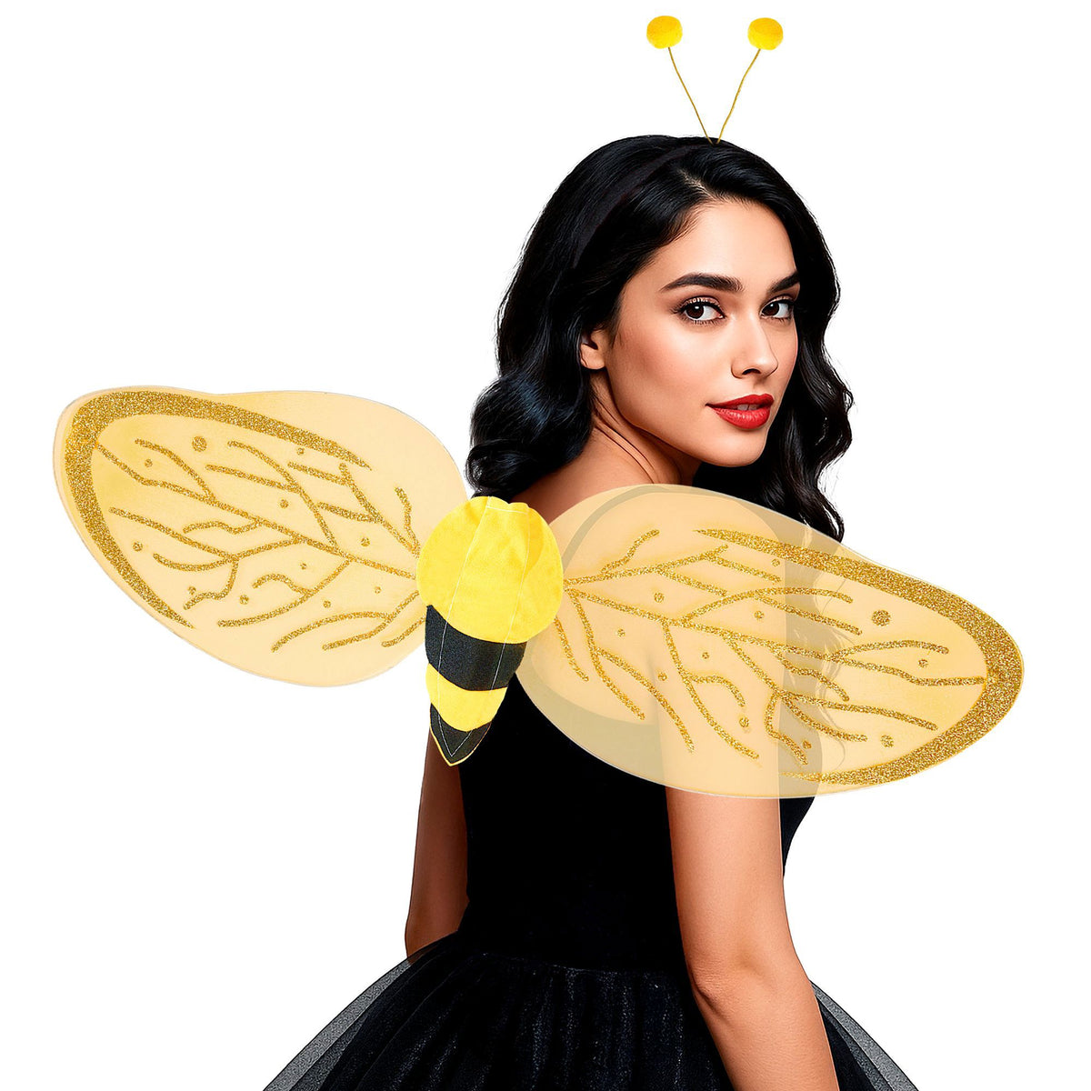Set de Abeja con Alas y Antena