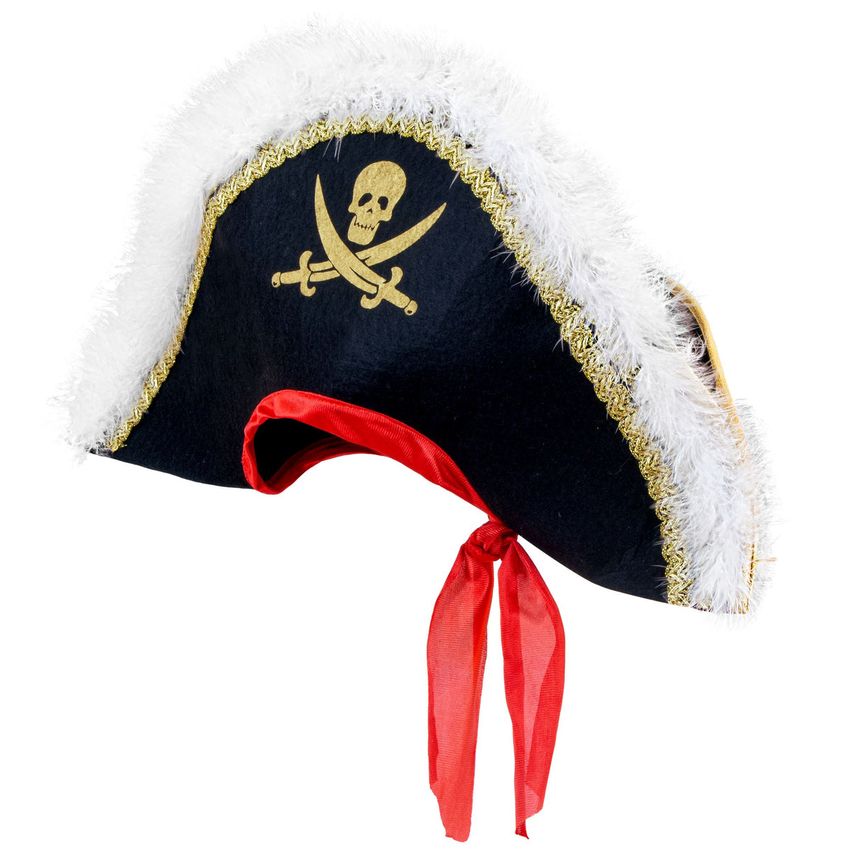 Sombrero Pirata de Lujo con Cinta