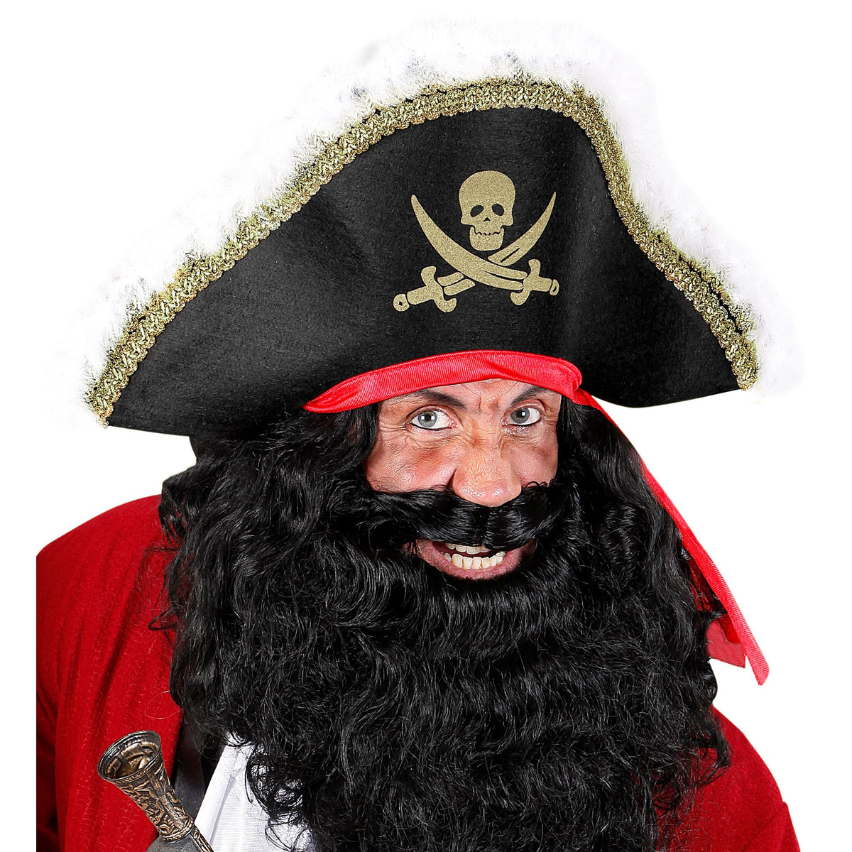Sombrero Pirata de Lujo con Cinta