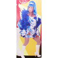 Disfraz Vestido Drag Queen Azul