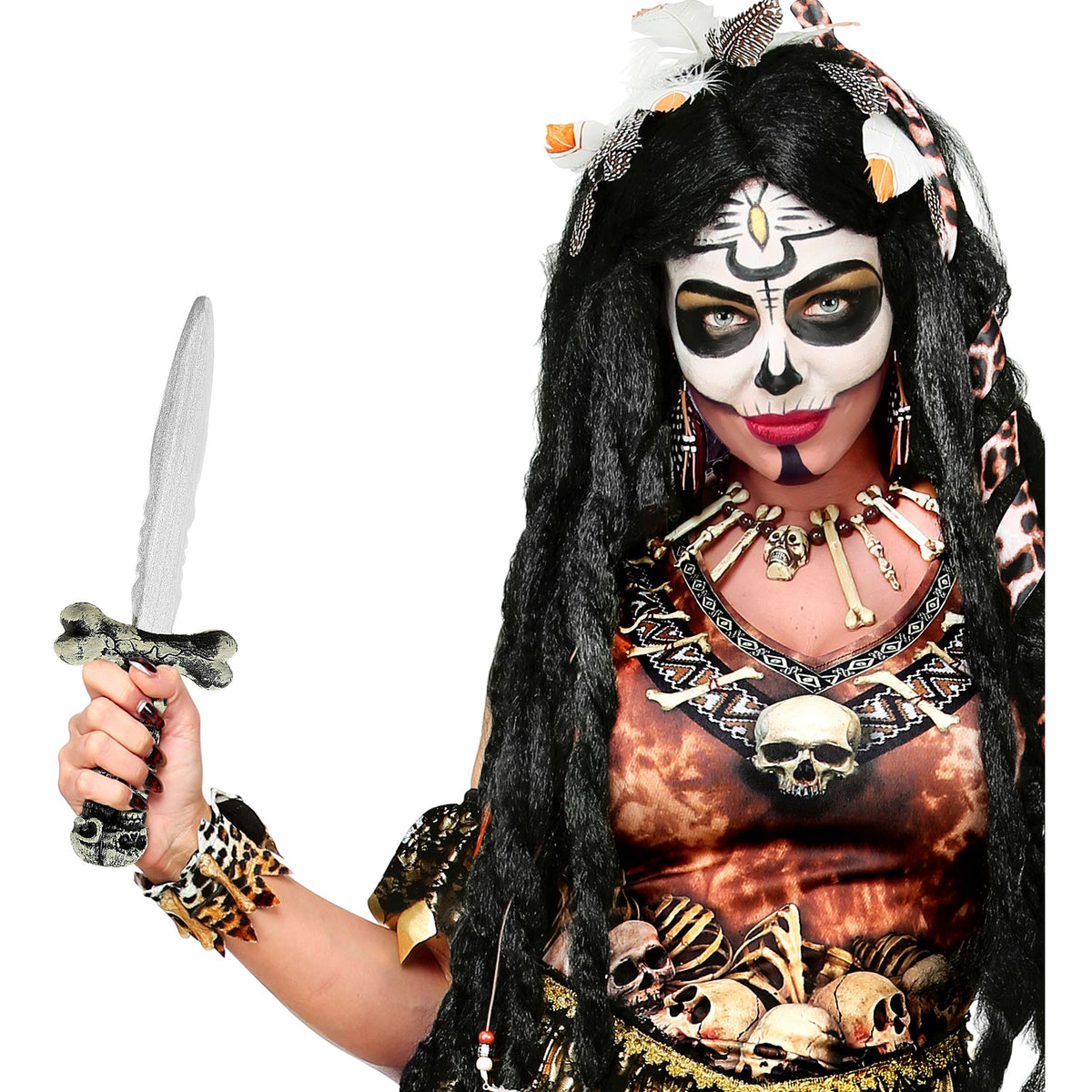 Puñal Calavera — Accesorio de Atrezzo para Disfraz