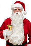 Barba de Papa Noel con Bigote y Cejas – Accesorio de Disfraz