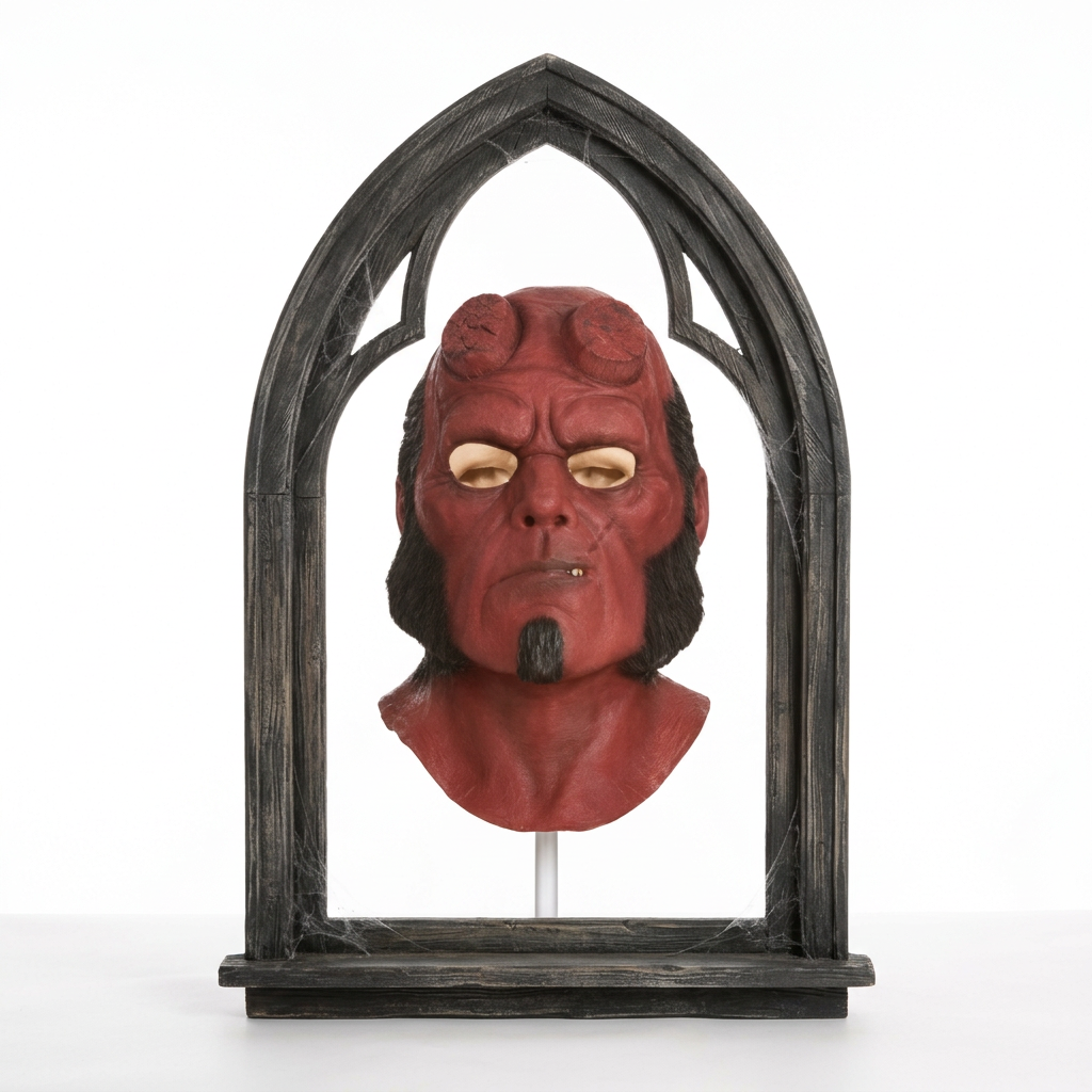 Máscara Hellboy de Látex