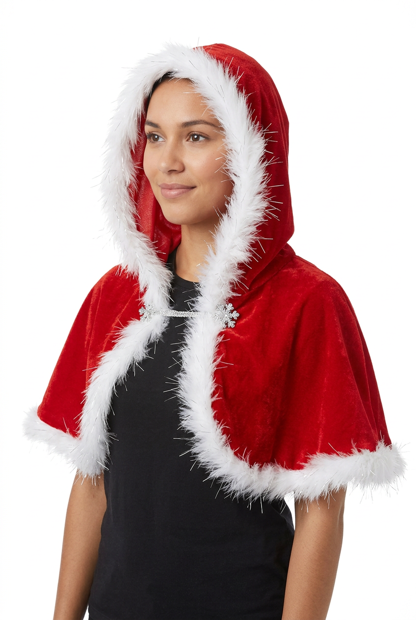 Gorro Con Capa Mama Noel