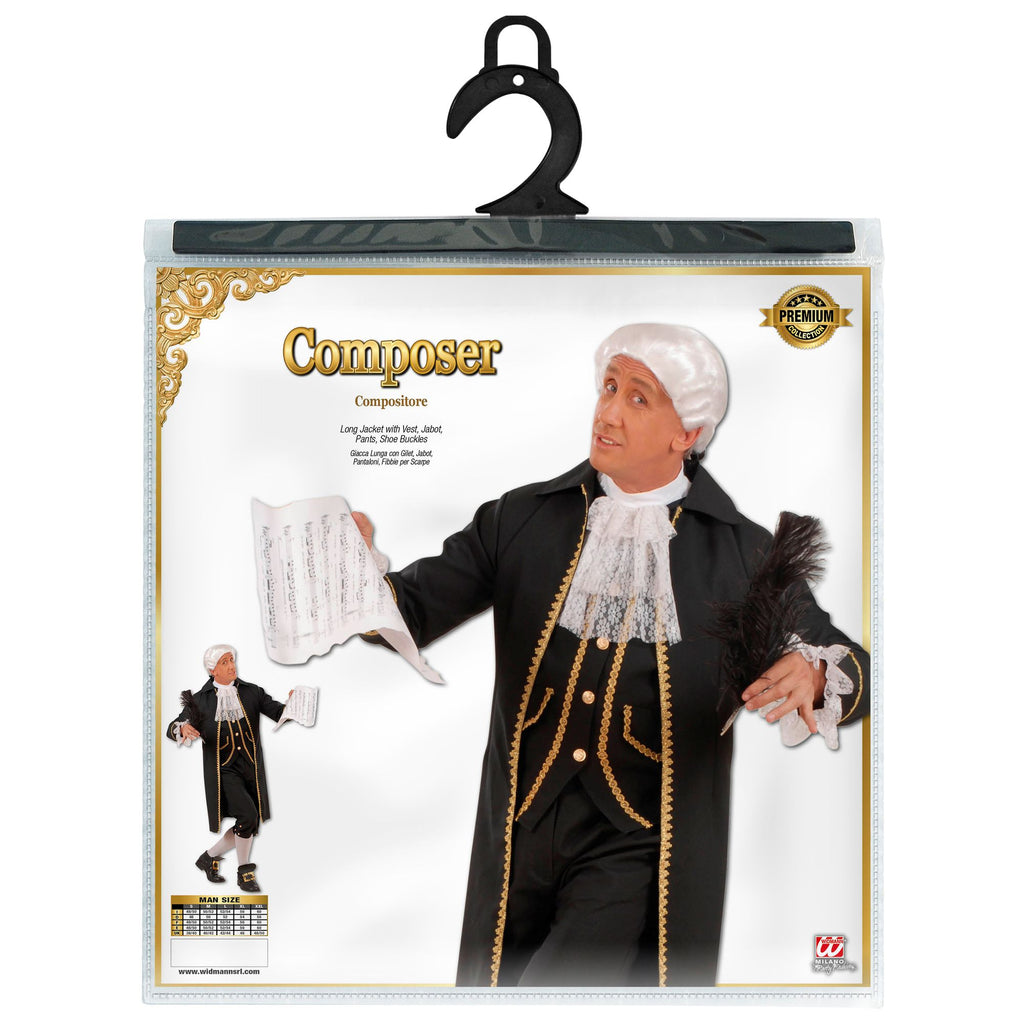 Disfraz Compositor Siglo XVIII Adulto