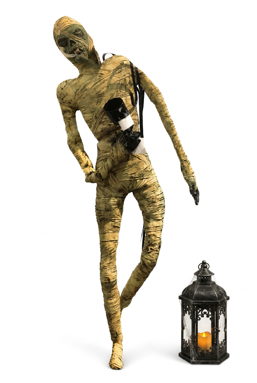 Figura Decorativa de Momia para Halloween