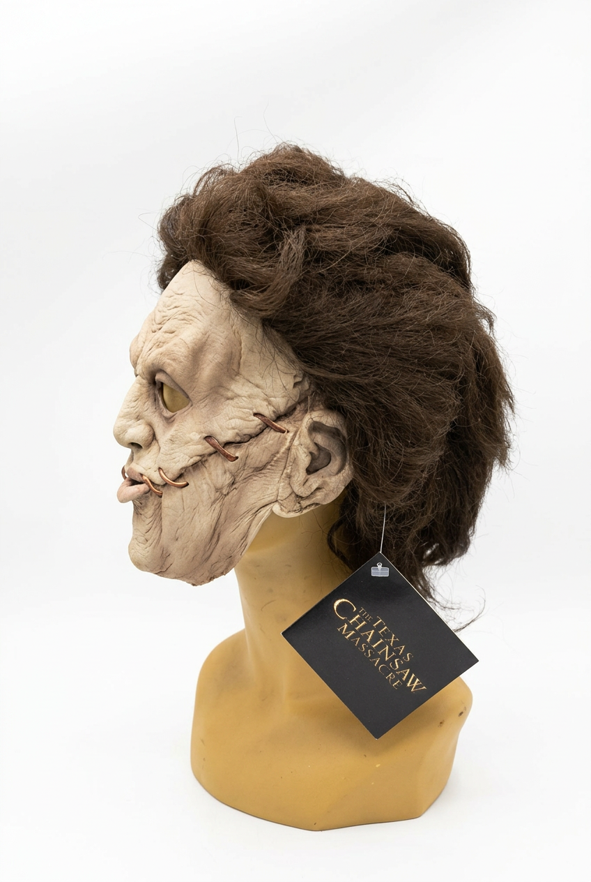 Máscara de Leatherface con Pelo – La Matanza de Texas