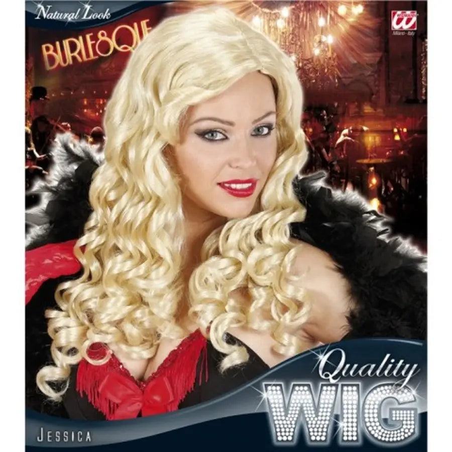Peluca Larga Rubia Lisa – Accesorio de Disfraz
