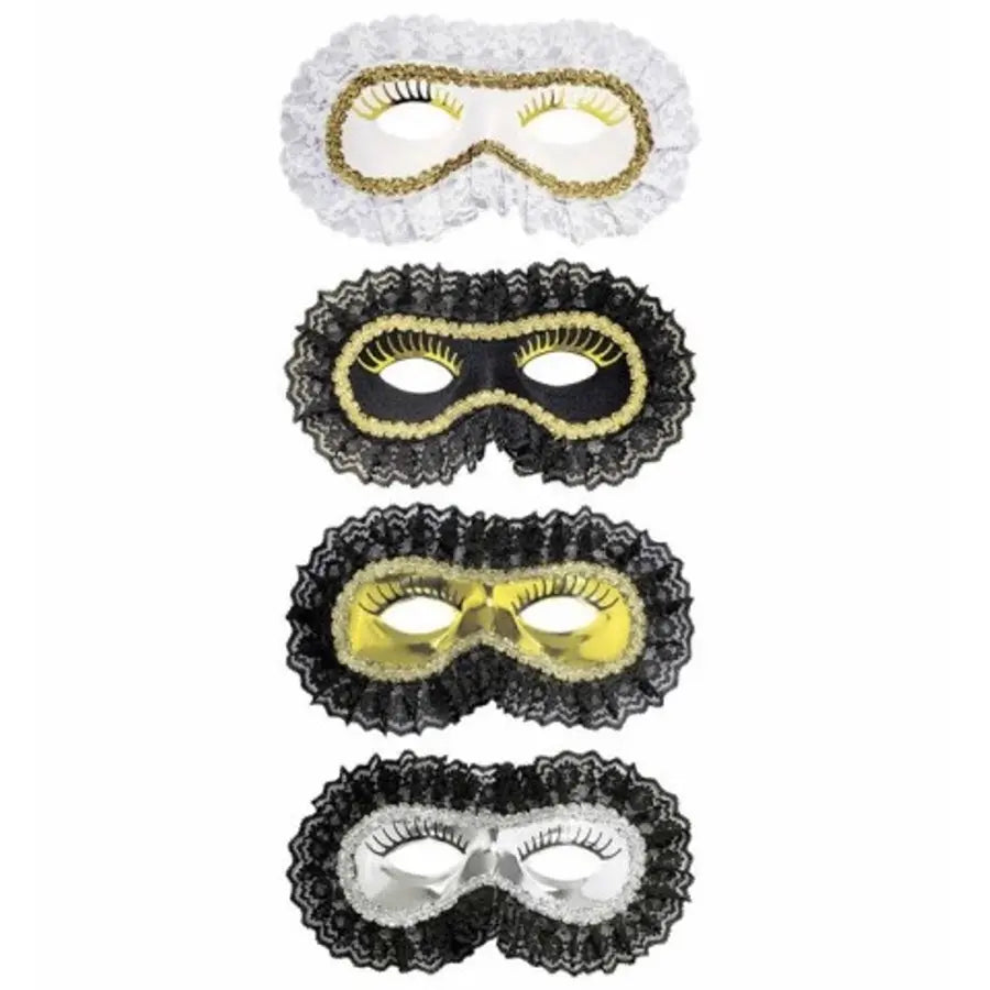 Antifaces Con Puntilla Negro