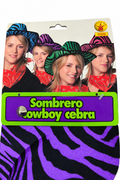 Sombrero Cowboy Cebra