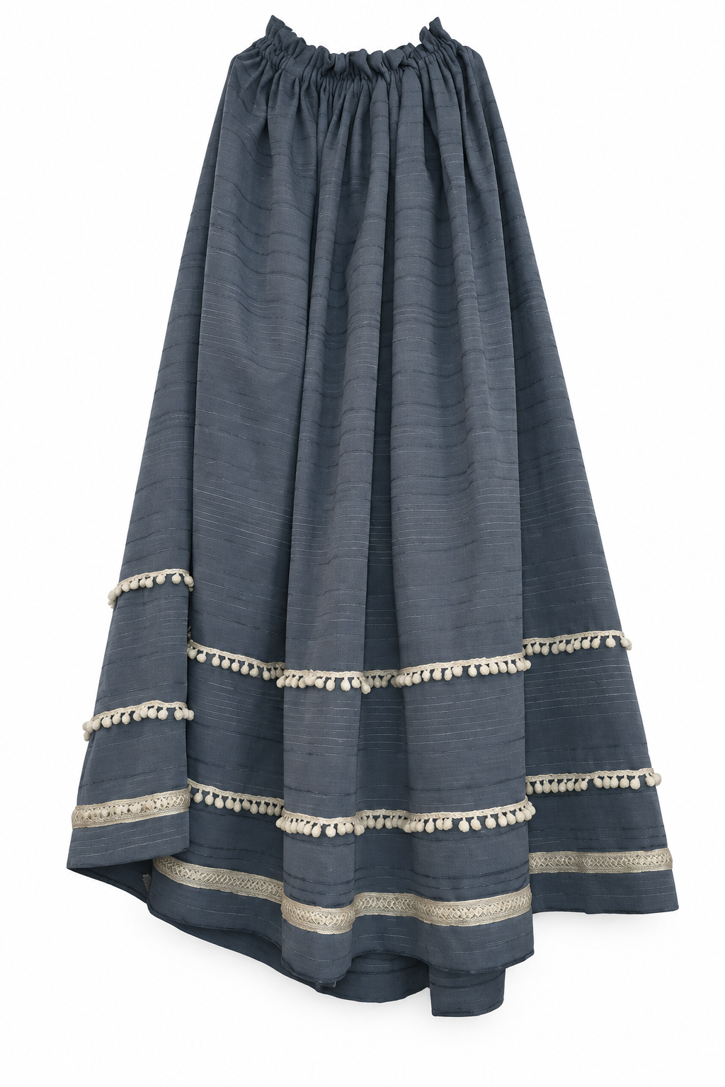 Blue Ruffle Skirt Costume