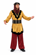 Disfraz Árabe Amarillo Adulto – Paje de Reyes Magos