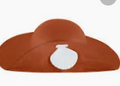 Sombrero de Peregrino Marrón con Concha del Camino de Santiago