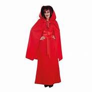 Adult Women's Sorceress Costume - Dress with Cape and Hood