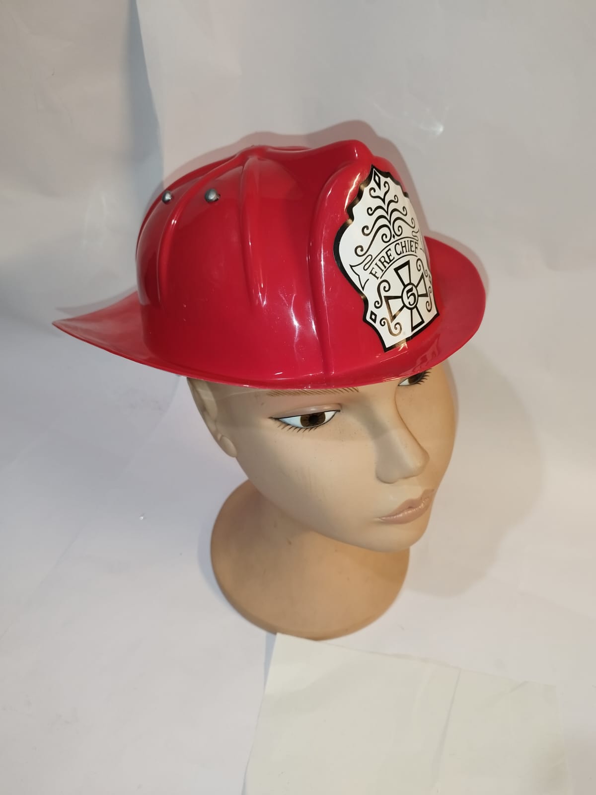 Red Firefighter Helmet for Costume