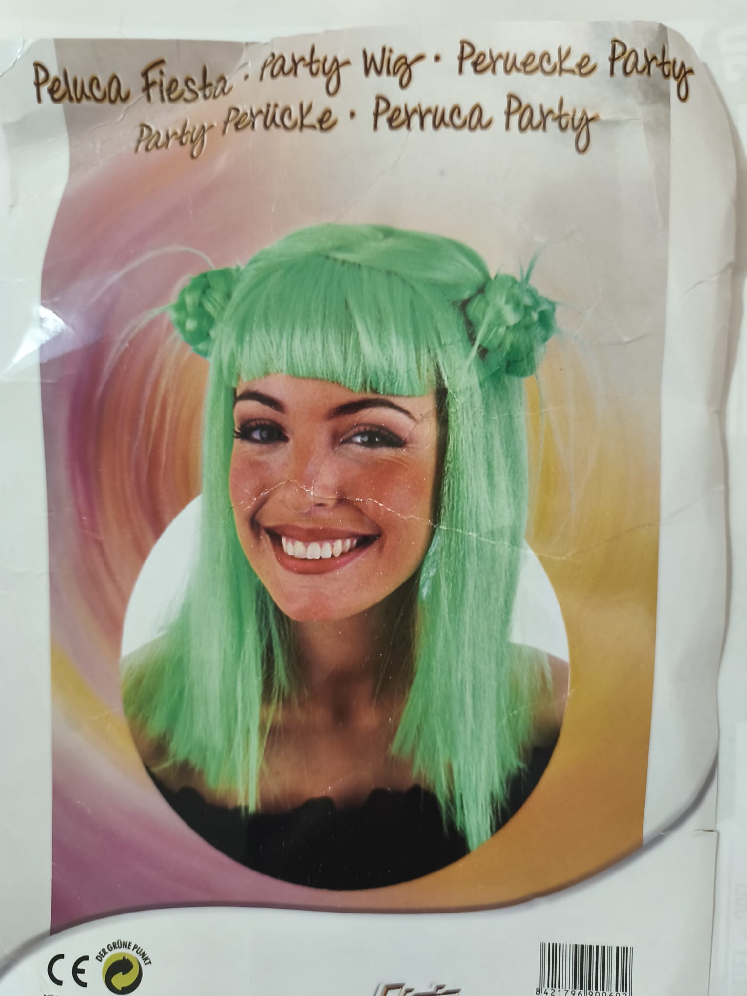 Green Knot Wig