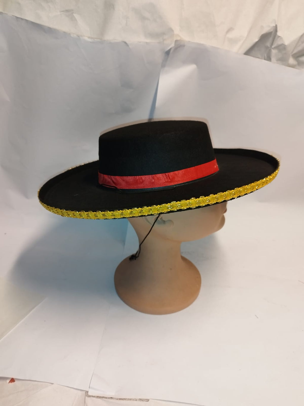 Cordoban Hat with Gold Trim