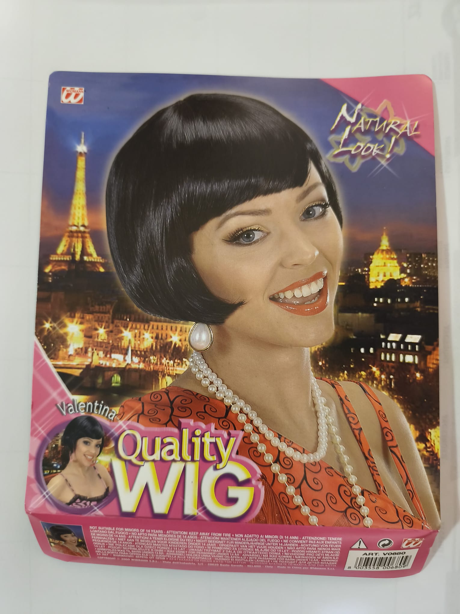 Valentina Black Wig