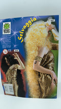 Peluca Selvaggia Negra Rizada Larga – Carnival Toys