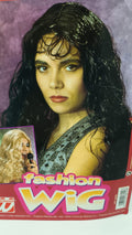 Peluca Diva Rubia Oscura Rizada Larga – Widmann