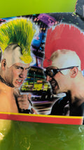 Peluca Mohicano Punk Cresta Colores Surtidos