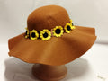 Sombrero Floppy Marrón con Girasoles