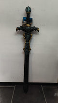 Espada Esqueleto Fantasía Negra y Dorada