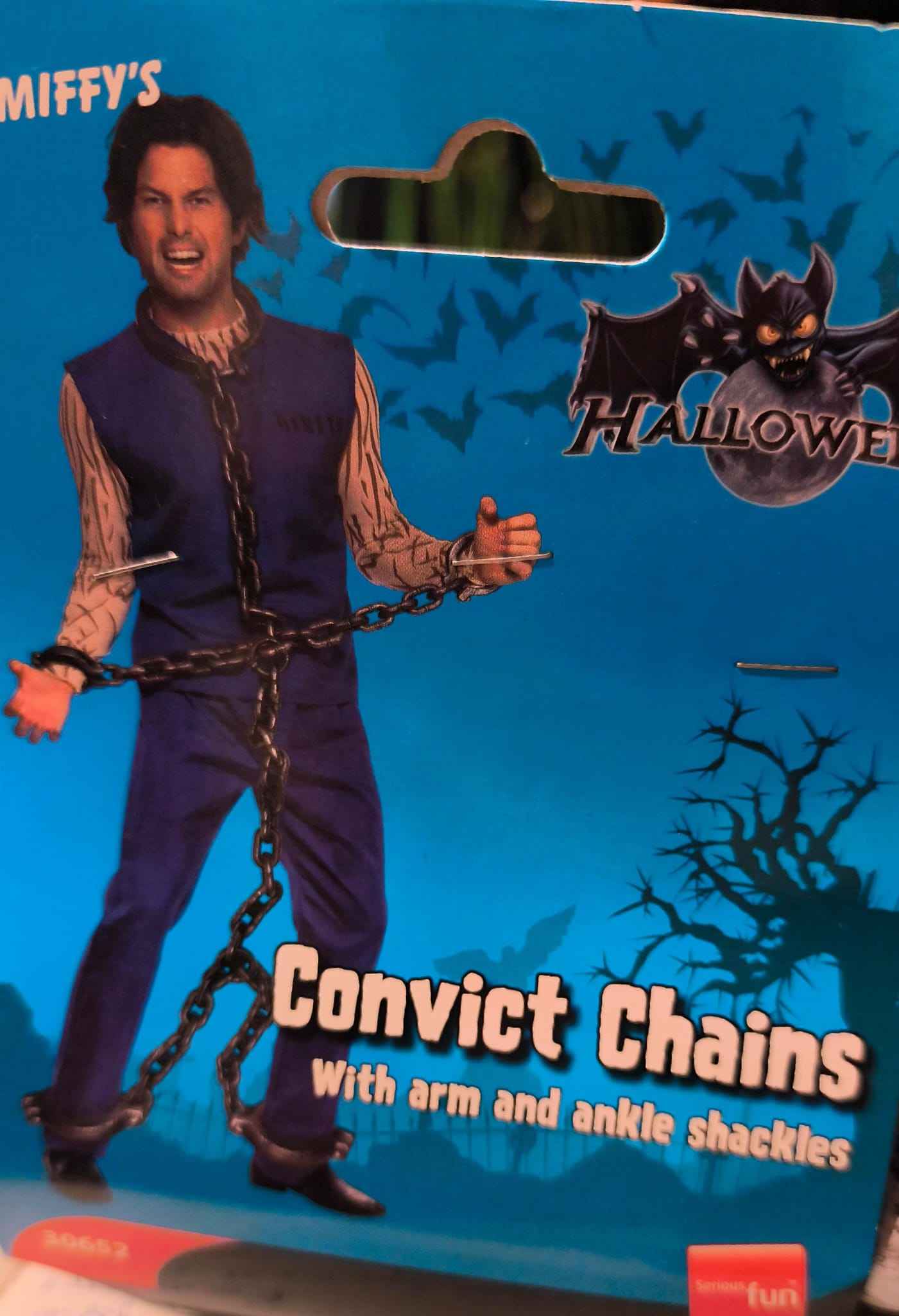 Cadenas de Convicto con Grilletes de Brazos y Tobillos
