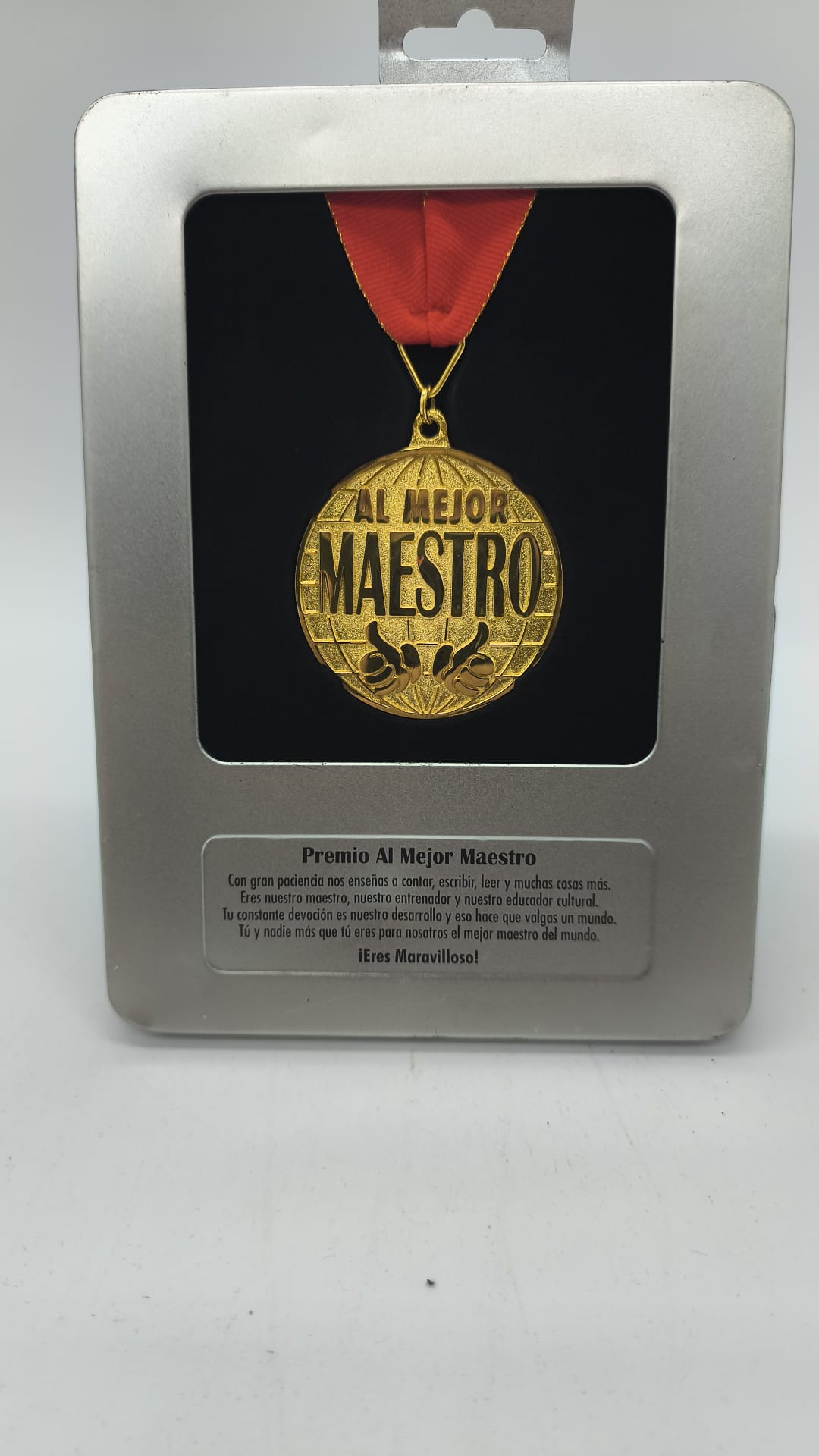 Placa Al Mejor Maestro