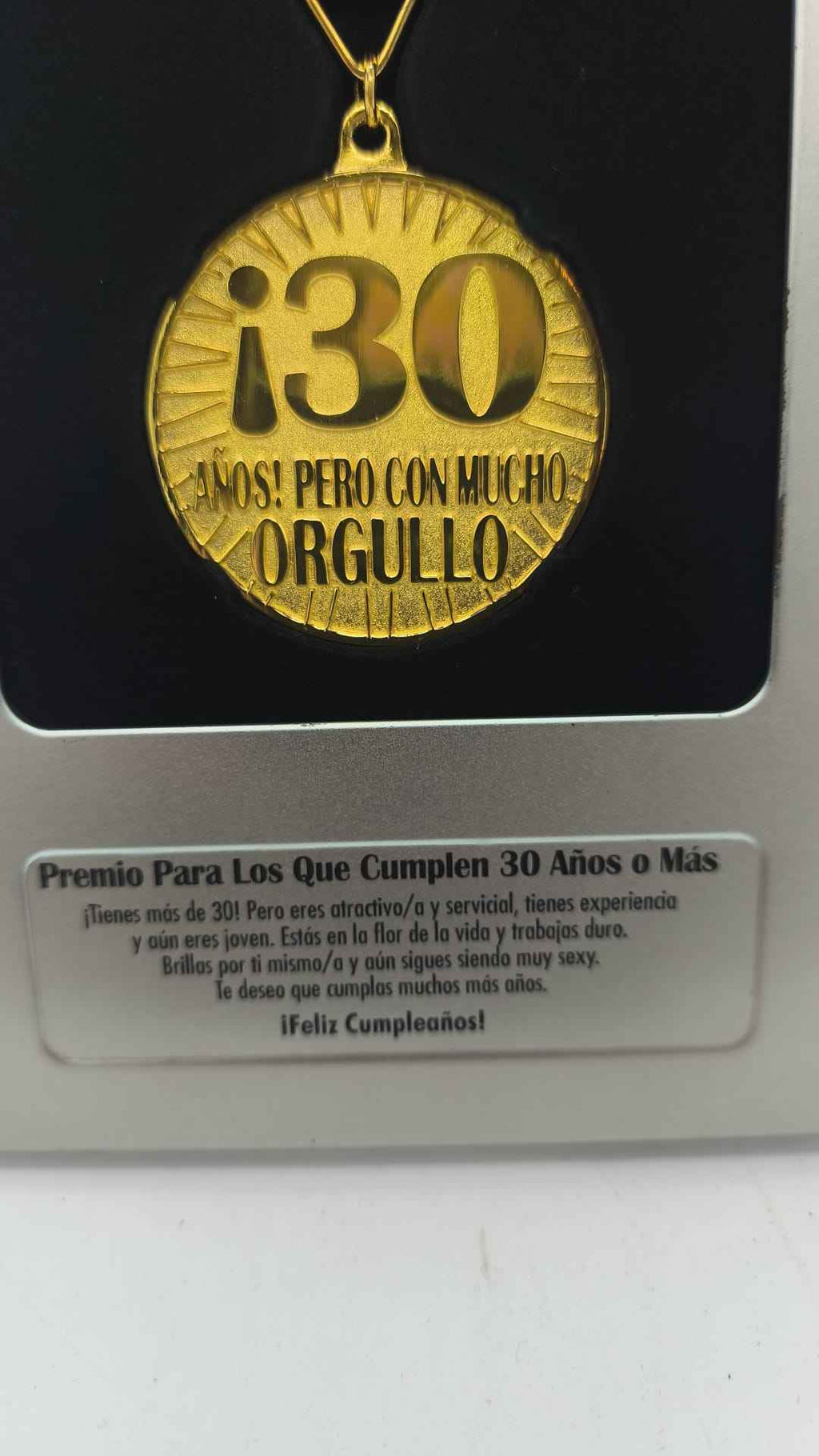 Medalla 30 Años