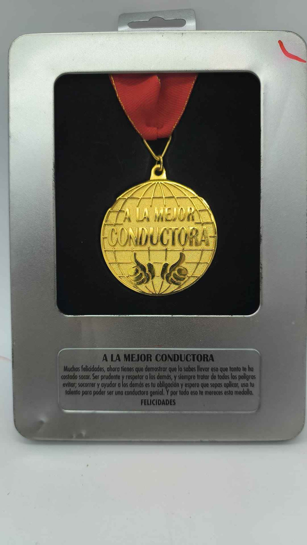 Medalla a la Mejor Conductora