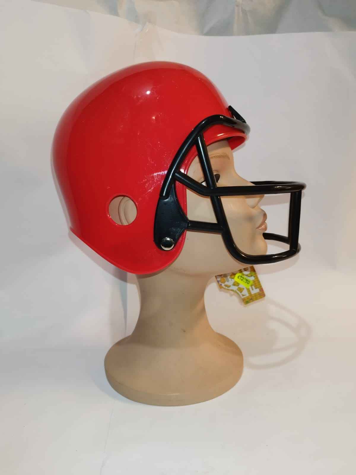 Casco Fútbol Americano Rojo para Disfraz