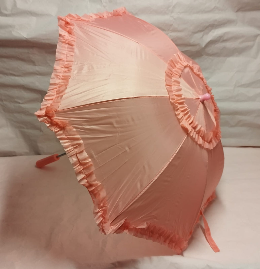 Pink Lace Parasol for Period Costume