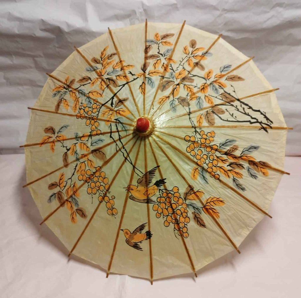 Sombrilla China de Papel Pintada a Mano