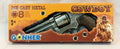 Pistola Revólver Cowboy Die Cast Metal Gonher 8 Tiros