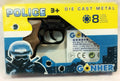 Pistola Police Die Cast Metal Gonher 8 Tiros