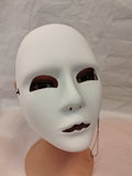 Máscara Facial Completa Blanca para Disfraz